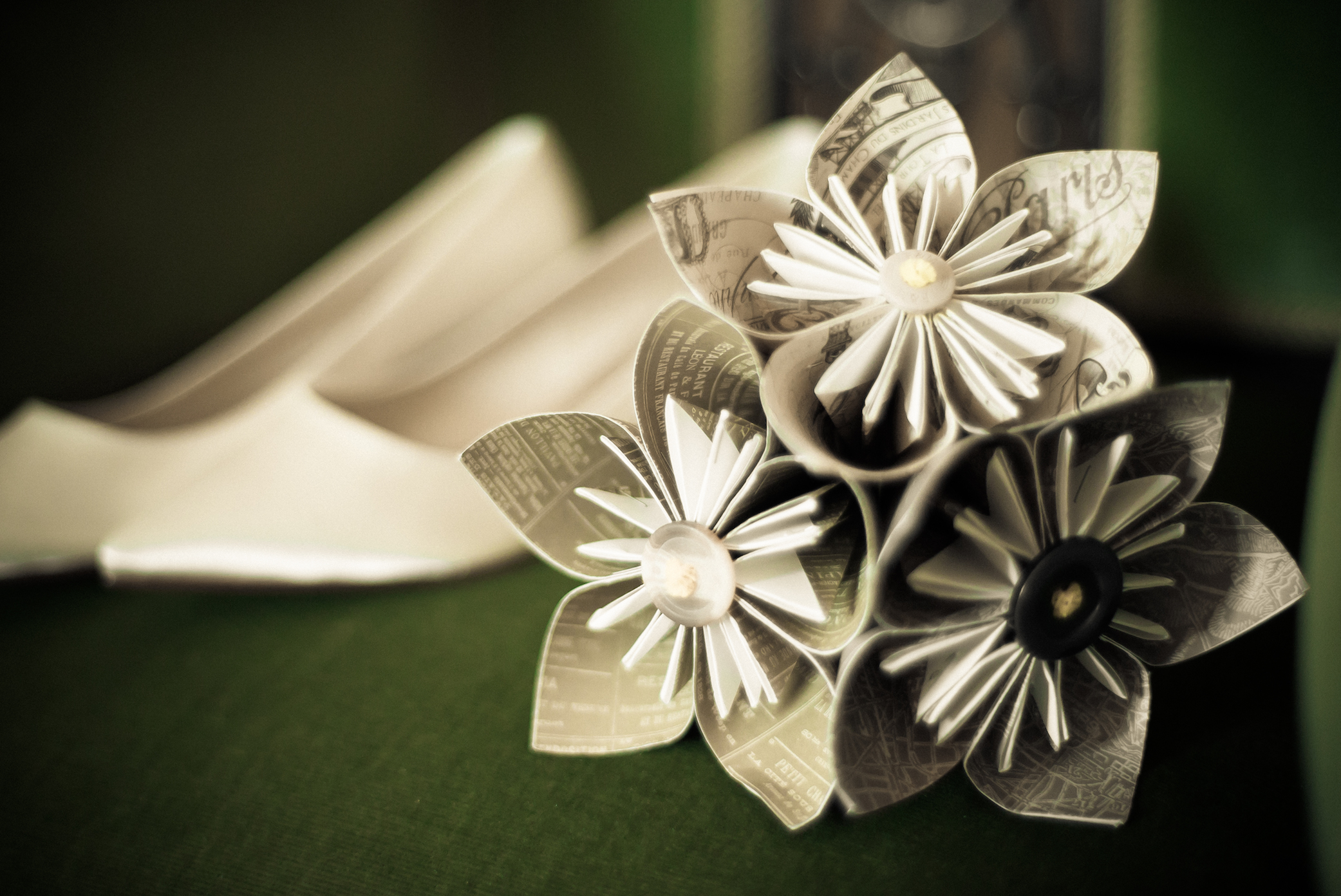 HART Holistic Support unique wedding handmade paper flowers